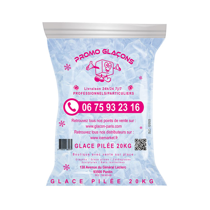Glace pilée 20 kg – Image 2