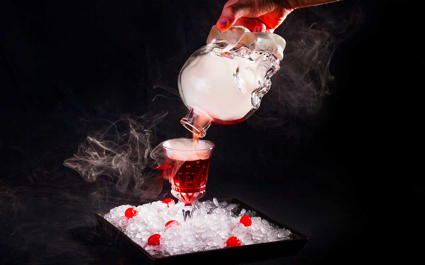 Glace carbonique pour les fêtes