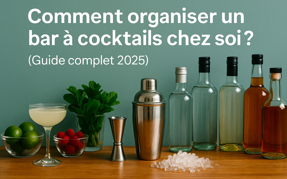 Organiser un bar à cocktails chez soi : le guide complet